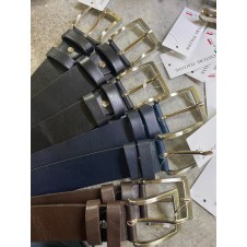 Cintura cuoio 3,5cm artigianale made in italy LG Cinture