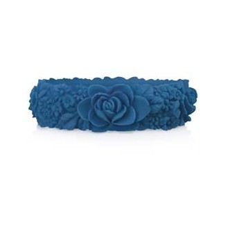 O bracelet flower slim silicone Bracciali