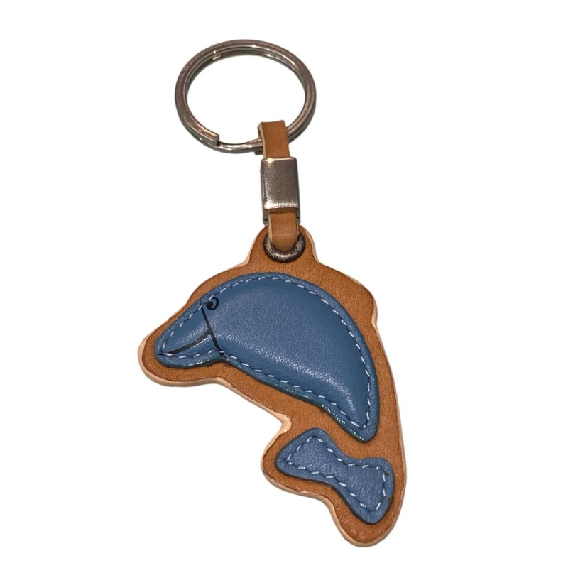 Portachiavi in pelle Delfino Tony Perotti