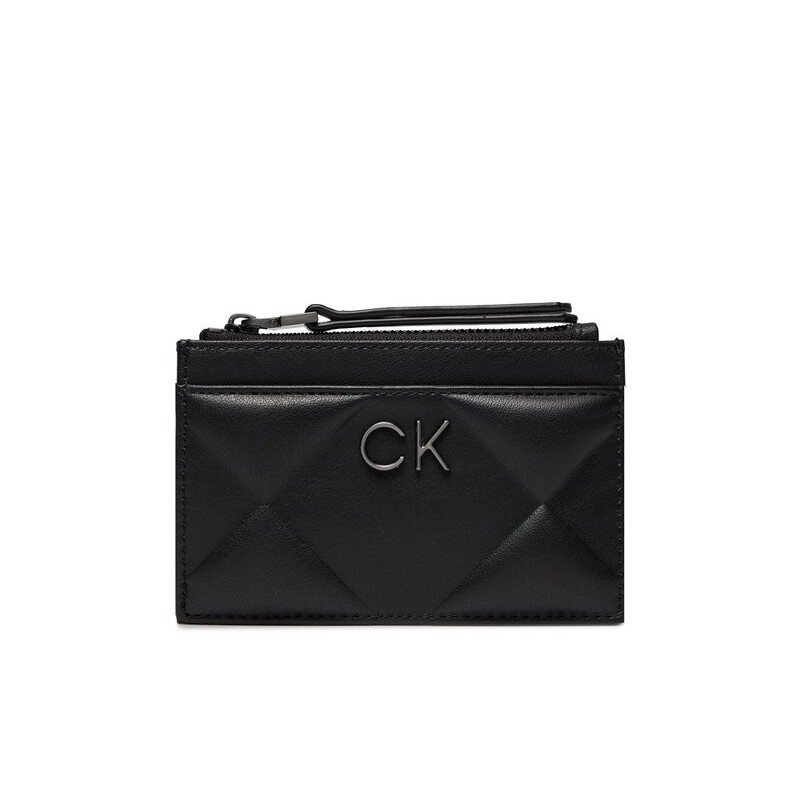 Portacarte c/zip re-lock quilt Calvin Klein