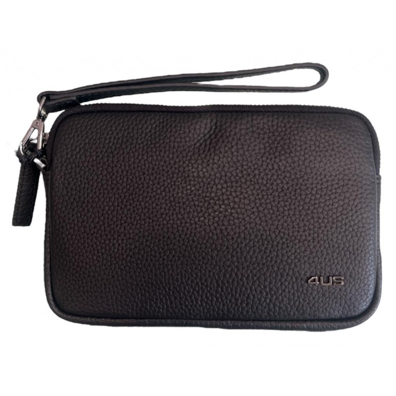 Pochette in pelle due zip 4us Paciotti