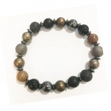 Bracciale con pietre multi elastico