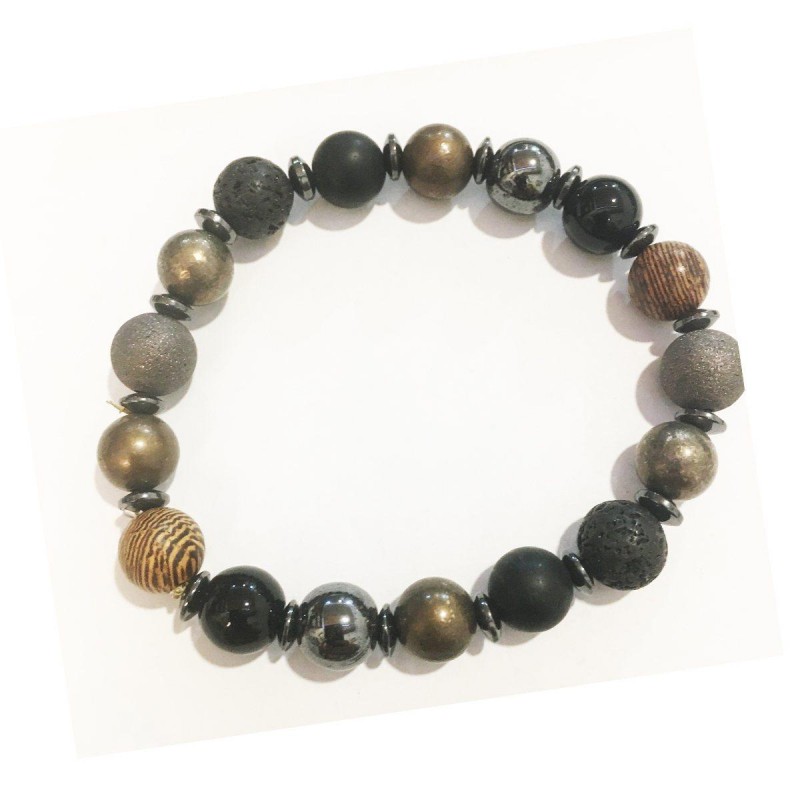 Bracciale con pietre multi elastico