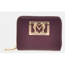 Portafoglio grain pu Love Moschino