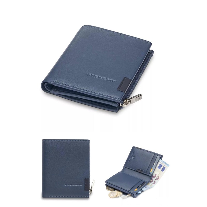 Portafoglio piatto con zip Monaco Roncato