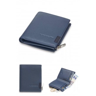 Portafoglio piatto con zip Monaco Roncato