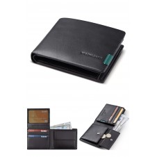 Portafoglio con porta monete e patta Monaco Roncato