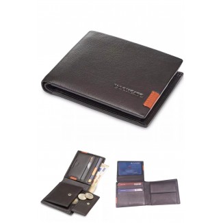 Portafoglio con porta monete e patta Monaco Roncato