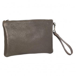 Pochette con polsino vera pelle Capoverde Made in Italy