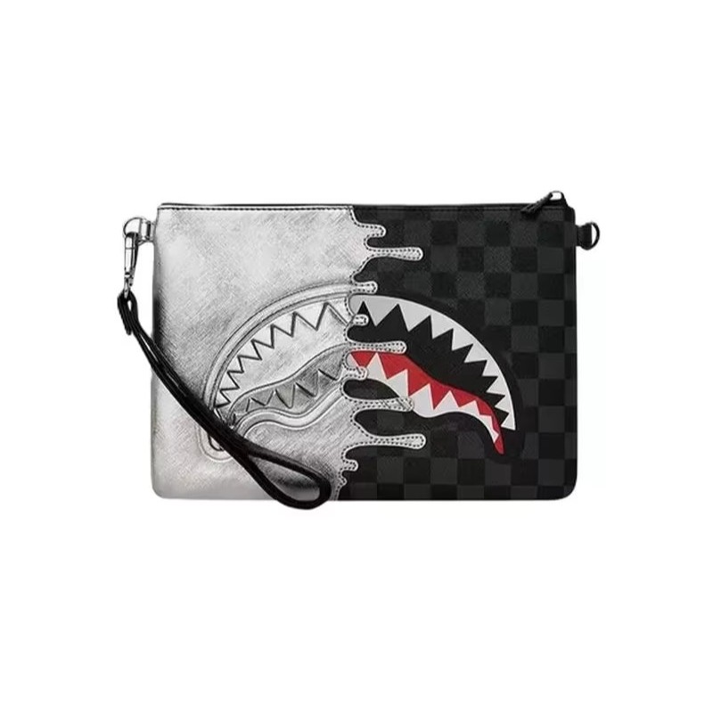 Pochette Silver Side Drip Sprayground