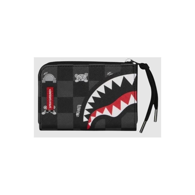 Portafoglio peeking character check Sprayground