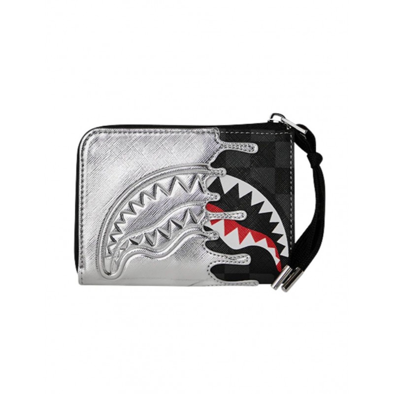 Portafoglio silver dide drip Spraygroung