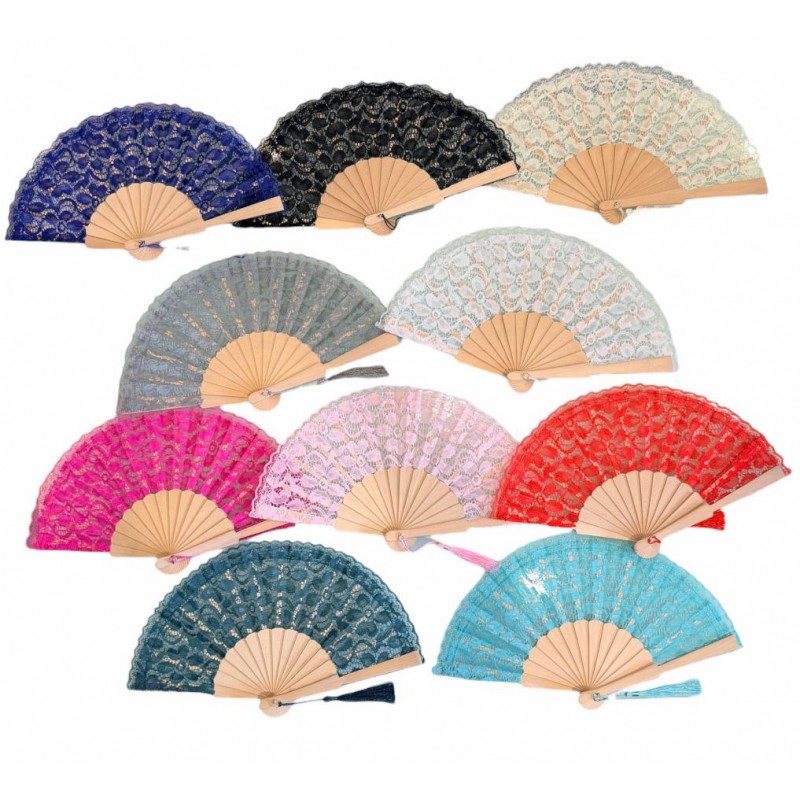 Ventaglio pizzo 34cm Abanico