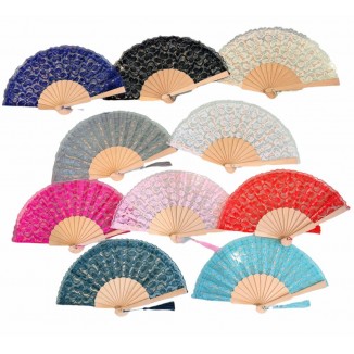 Ventaglio pizzo 34cm Abanico