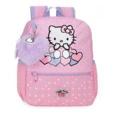 Zaino 28cm Hearts & Dots Hello Kitty Sanrio