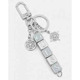 Portachiavi con logo Guess
