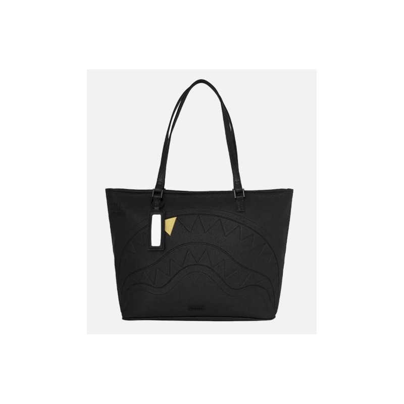 Borsa Blacked out embossed gold tooth Sprayground