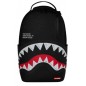 Zaino Shark central black embroidered shark Sprayground